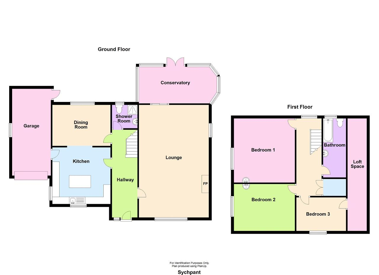 Floorplan of Pantybwlch, Newcastle Emlyn, Carmarthenshire, SA38 9JE