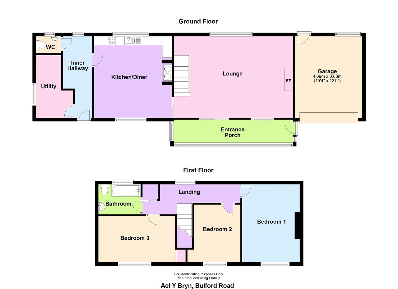 Floorplan of Bulford Road, Johnston, Haverfordwest, Pembrokeshire, SA62 3ET