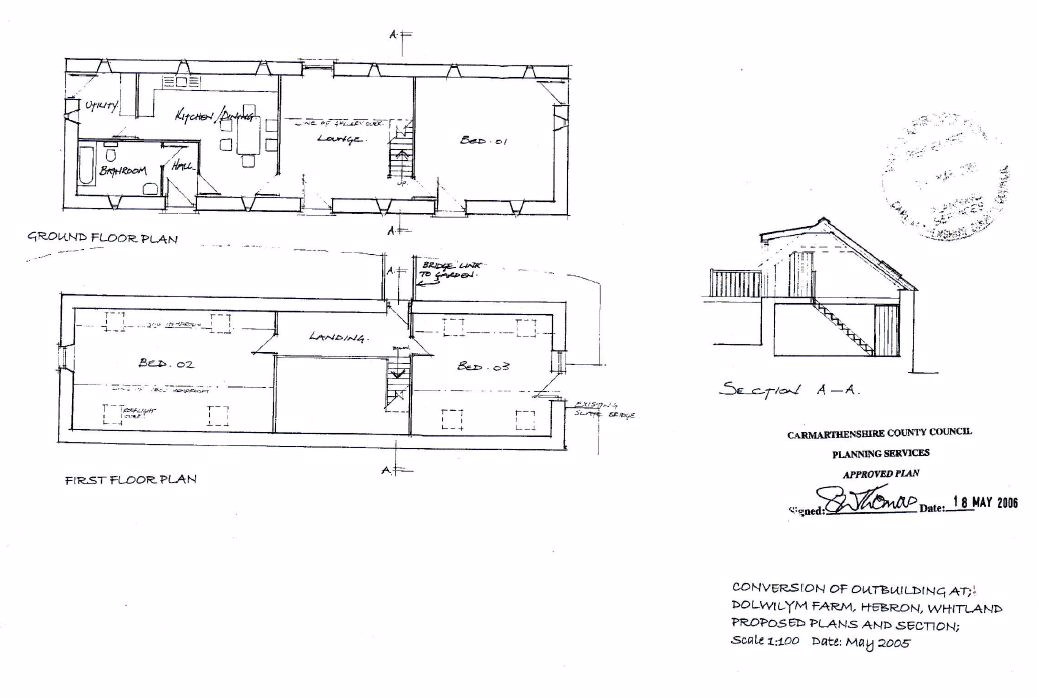 Floorplan of Hebron, Whitland, Carmarthenshire, SA34 0YR