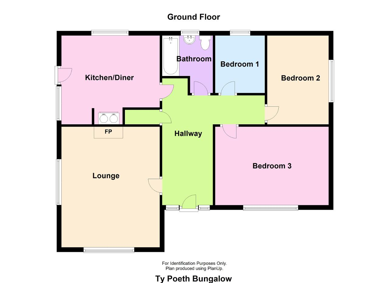 Floorplan of Cardigan Road, Ponthirwaun, Nr Cardigan, Ceredigion, SA43 2RJ