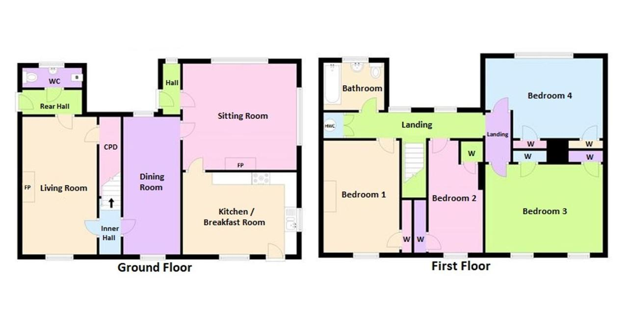 Floorplan of Unmarked Road, Pontantwn, Kidwelly, Carmarthenshire, SA17 5LN