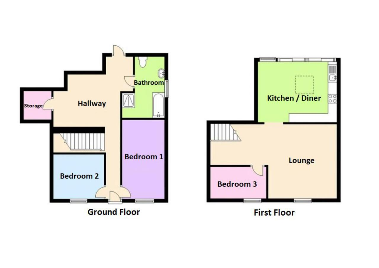 Floorplan of Porth Street, Abercych, Boncath, Pembrokeshire, SA37 0EY