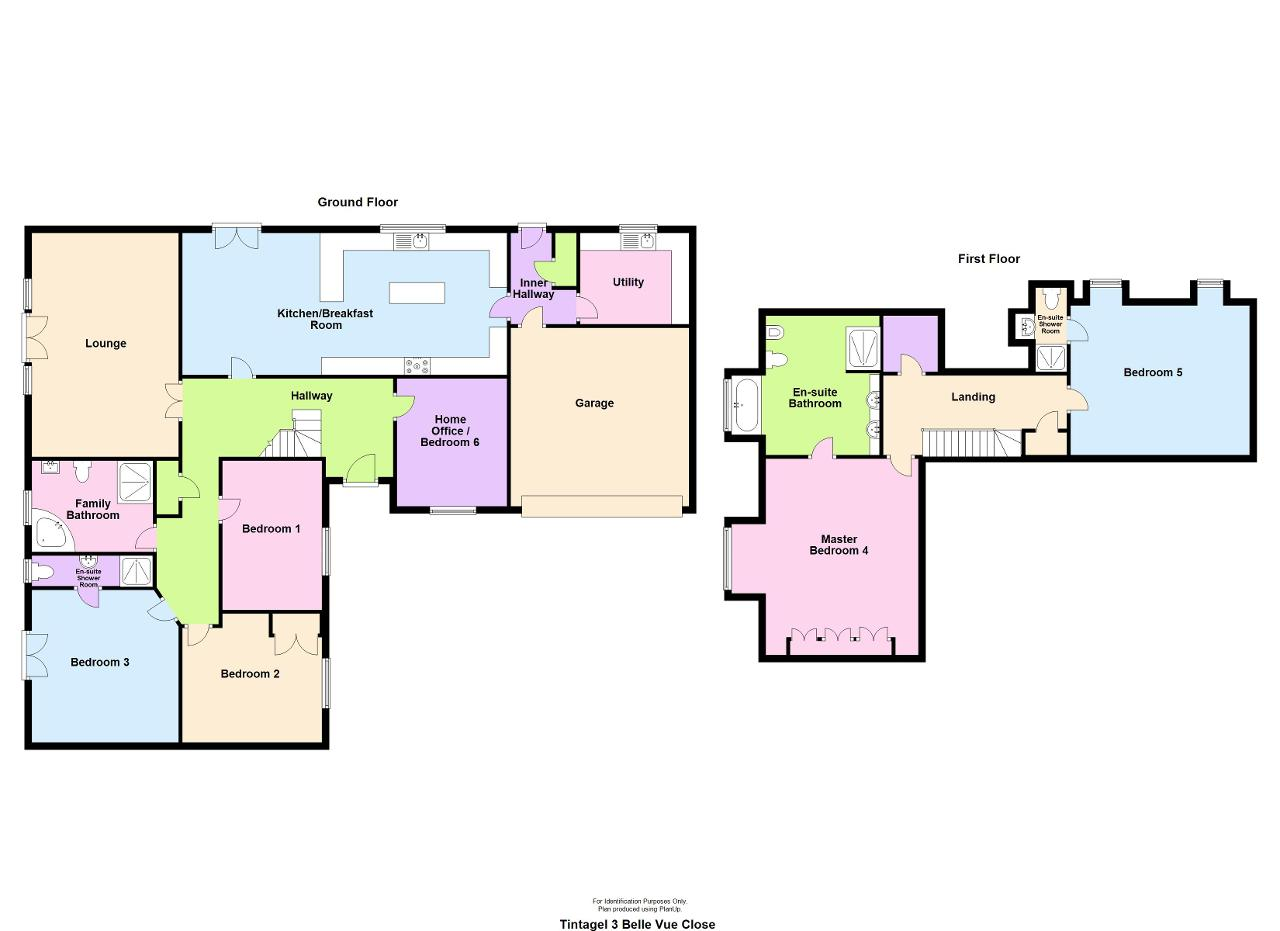 Floorplan of Belle Vue Close, Cwmduad, Carmarthen, Carmarathenshire, SA33 6XT
