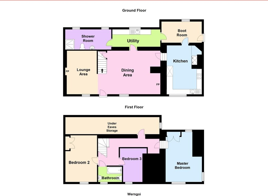 Floorplan of Unmarked Road, Lancych, Nr Boncath, Pembrokeshire, SA37 0LJ