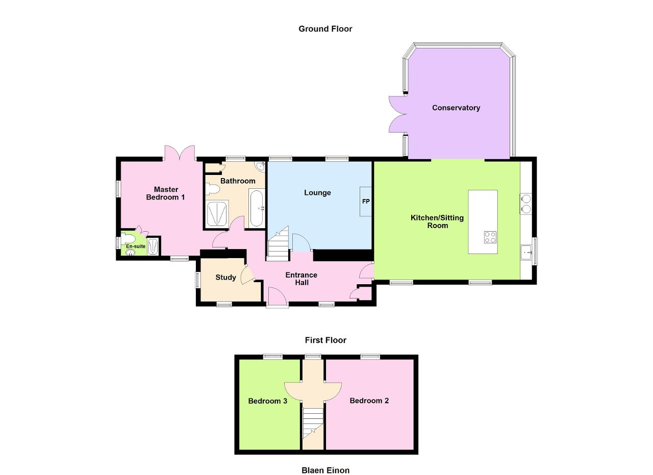Floorplan of Unmarked Road, Trelech, Carmarthenshire, SA33 6SA