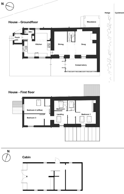 Floorplan of Pontyberem, Pontyberem, Llanelli, Carmarthenshire, SA15 5LP